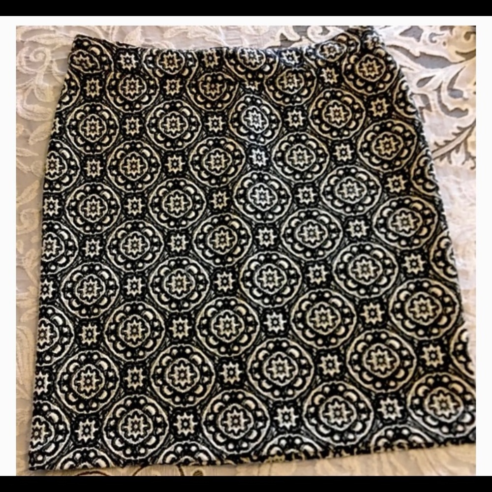 Worn once! Caren Forbes skirt back zipper Sz S